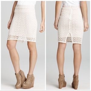Free People | Crochet Pencil Skirt